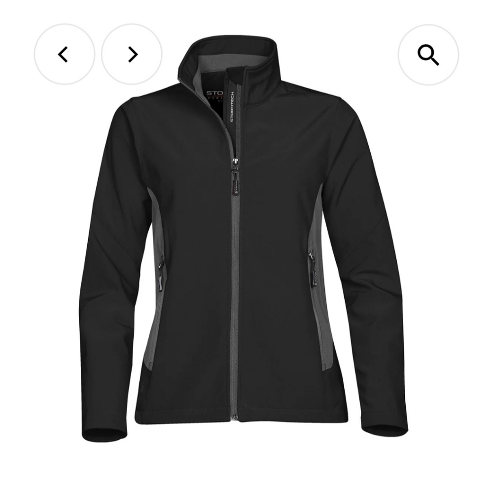 Stormtech Performance jacket women's pulse softshell size M black/granite new